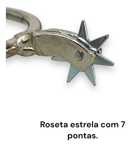 Conjunto Esporão 7 Pontas Com Fivela Para Sintos Caltry Top