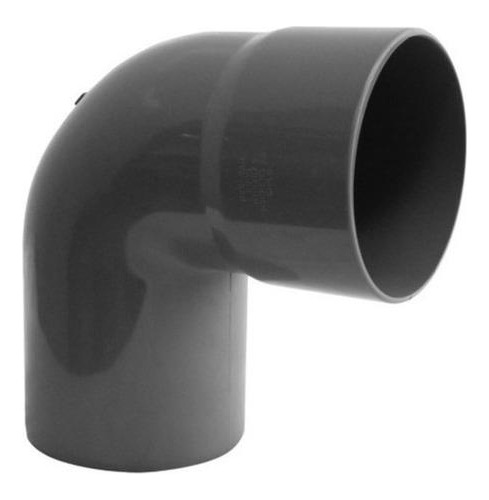 Codo Pvc Gris Sanitario 50 Mm X 90 Grados Pvc