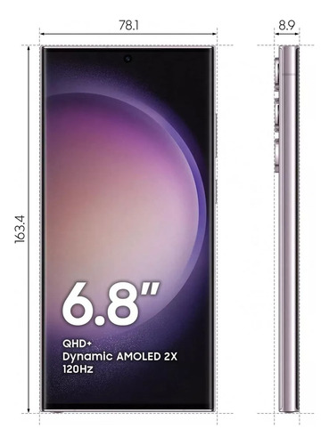 Samsung Galaxy S23 Ultra 5g 512 Gb Lavanda 12 Gb Ram (Reacondicionado)