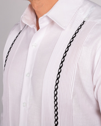Guayabera Yucateca Camisa De Hombre Dezendo Modelo Oxkutzcab