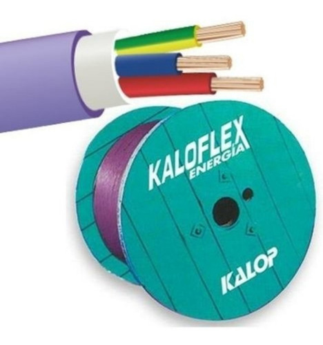 Imagen 2 de 5 de Cable Subterraneo 2x6 Kalop Normalizado Cobre Puro X 30mts