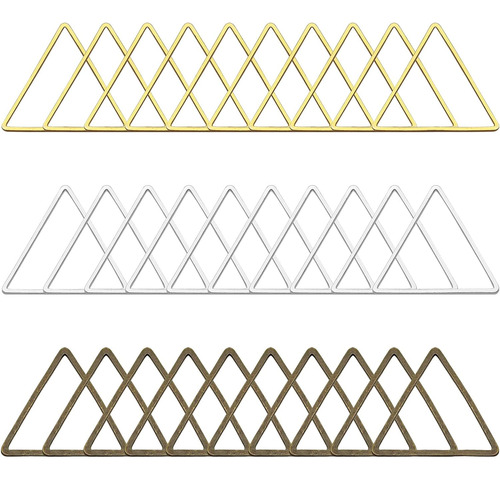 60 Aros De Triangulares Hacer Joyas, Aros Conectores ...