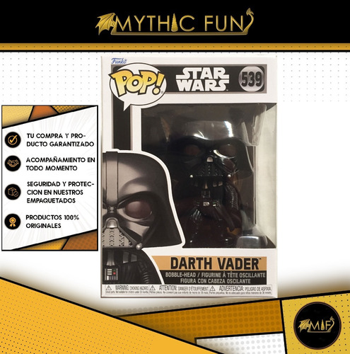 Funko Pop Star Wars - Darth Vader 539 (Usado)