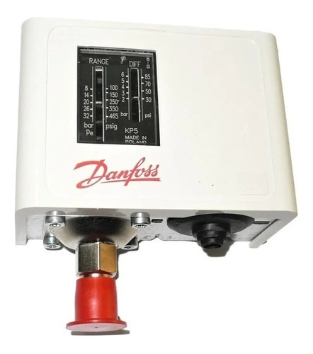 Presostato Danfoss, Kp-5, Desde 8-32bar/desde 100/465 Psi