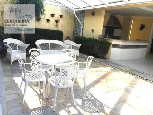 Casa Com 5 Dormitórios À Venda, 450 M² Por R$ 1.600.000 - Acapulco - Guarujá/sp - Ca0555