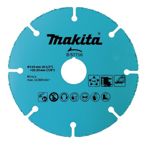 Imagen 1 de 1 de Disco De Carburo 115 X 22.23 Mm P/placa De Yeso