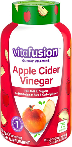 Gomitas De Vinagre De Sidra De Manzana Vitafusion, 500 Mg De