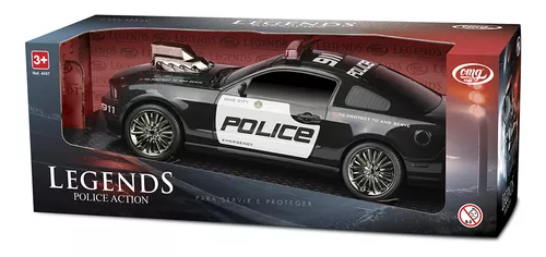 Brinquedo Infantil Carro Carrinho de Corrida Legends Preto - Omg