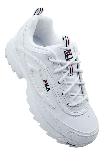 Tenis Fila Distorter 5xm01006-125 Wht/fnvy/fred Dama