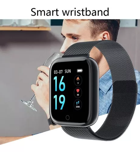 Relógio Smartwatch T80 Bluetooth Pressão Arterial Frequência