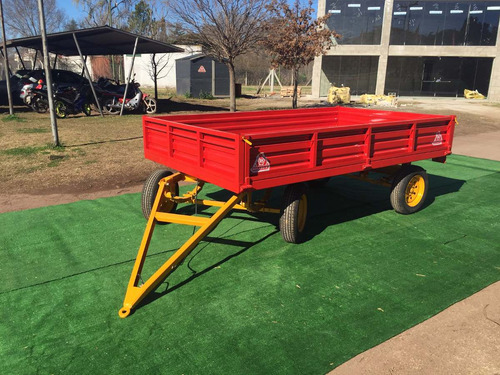 Trailer Agricola Vehicular Roland H2000 Kg 2 Ejes C/avantrén