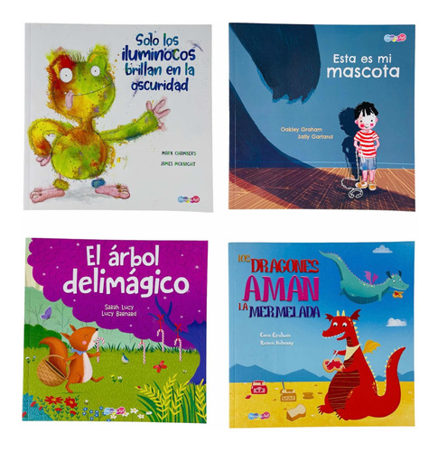 4 Libros Colección Cuentos Fantasiosos