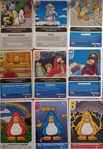 Cartas Club Penguin. Colección Completa De 68 Cartas.