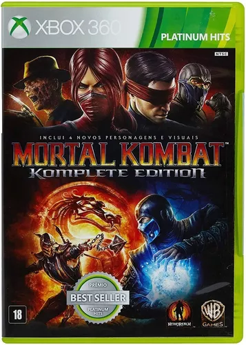 Mortal Kombat Komplete edition Xbox 360 original em mídia física