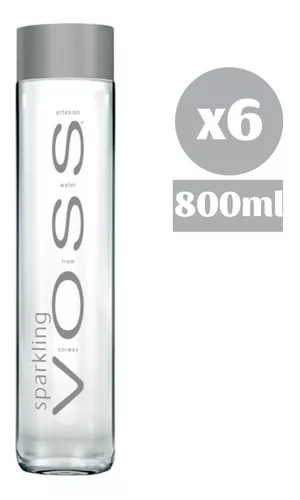 Agua Mineral Voss Con Gas Sparkling 800 ml