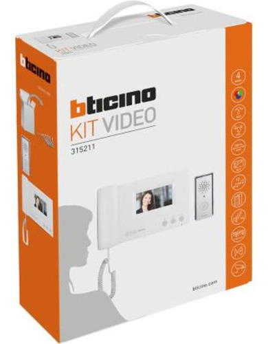 Kit Video Interfon Pantalla 4.3  Con Auricular 4h.