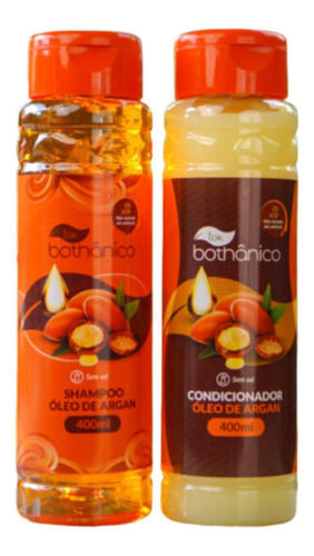  Kit Shampoo E Condicionador Óleo De Argan Tok Bothânico