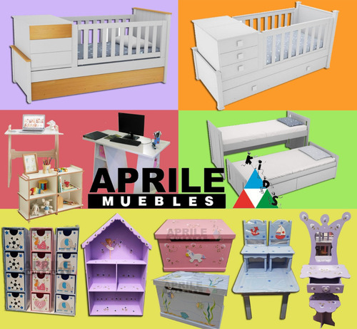 Baranda De Cama / Cuna Laqueada Blanca Infantil