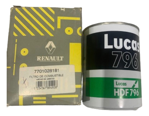 Filtro Combustible Renault Trafic R 18 Original