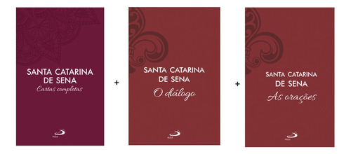 Kit Livros Santa Catarina De Sena - Clássicos Do Cristianismo Paulus Editora