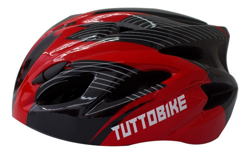 Imagen 1 de 3 de Casco Ciclismo Ajustable Ultraligero Tuttobike Color Rojo Talla S-m