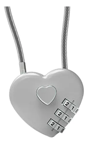 Candado De Corazón Con Cerradura De Amor, Candado Pequeño