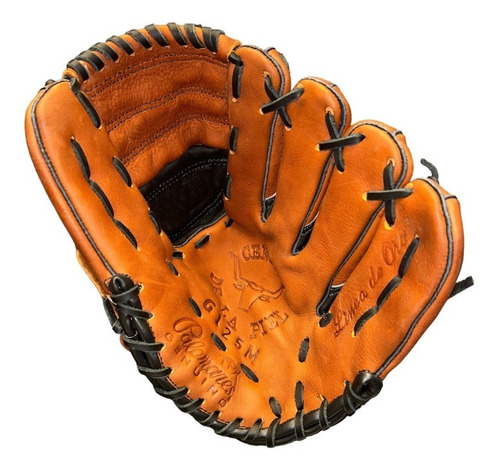 Guante Manopla Beisbol G125m Cafe Y Neg 12.5  Palomares Fpx