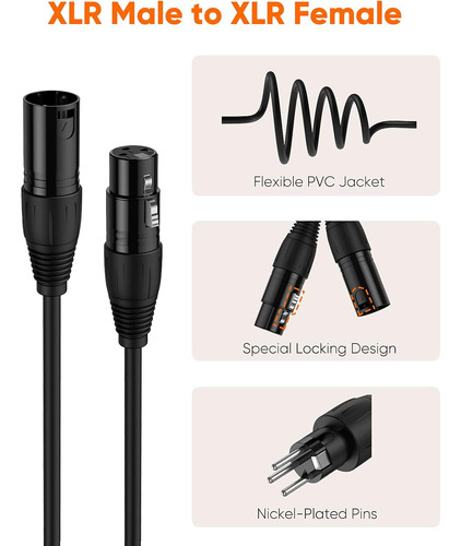 Cable Xlr 10 Metros Balanceado Profesional Cannon Markimton