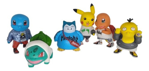 Figuras Medianas De Pokemon Coleccionables Version Urbana