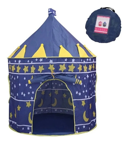 Carpa Castillo Original Rosada O Azul Para Niño Niña Casita