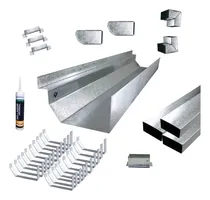 Comprar Zingueria Canaleta Americana Kit P\u002F 20 Mts Galv Con 1 Bajada