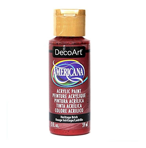 Decoart Americana Acrylic Paint, 2-ounce, Patrimonio Ladrill