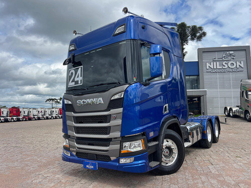 Scania R 540 Ano 2024 Ultramarino Bug Leve 6x4
