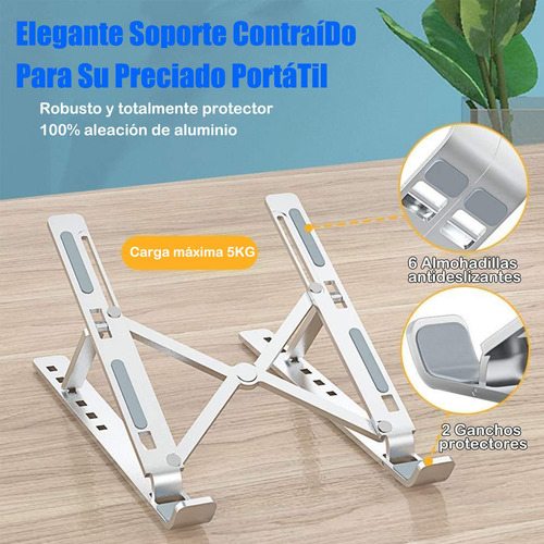 Soporte Para Computadora Portátil De Aleación De Aluminio,