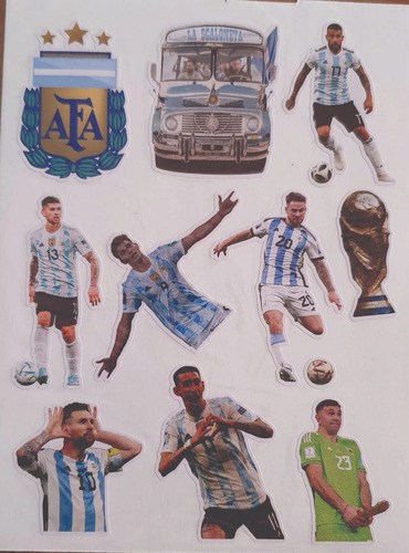 Stickers Calcos Termos - Futbol Cuadros !!