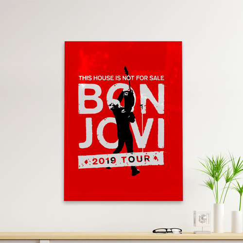 Cuadro Deco Bon Jovi 2019 Tour 2 (d1707 Boleto.store)