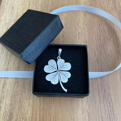 Imagen 6 de 8 de Dije De Plata Ley .925 Trébol Mujer Regalo Agálea Joyería