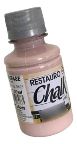 Tinta Restauro Chalk Paint 100ml Alta Cobertura -true Colors Cor Rosa Vintage