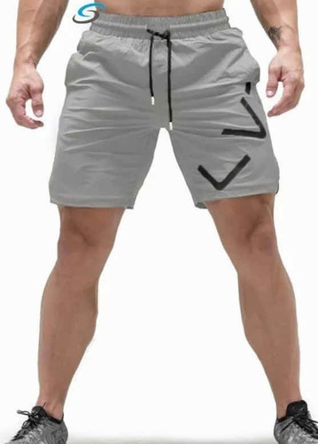 Pantalón Corto Deportivo Gym Cómodo Elástico Secado Rápido [