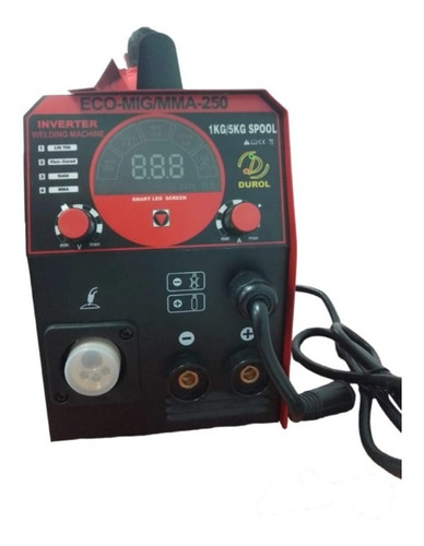 Imagen 6 de 8 de Soldadora Mig- Tig- Mma 250 A. Con O Sin Gas Y Electrodo