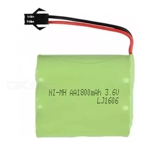 Bateria Para Carrinho 3,6v 1800mah Smp-02 ( Kit Com 5 )