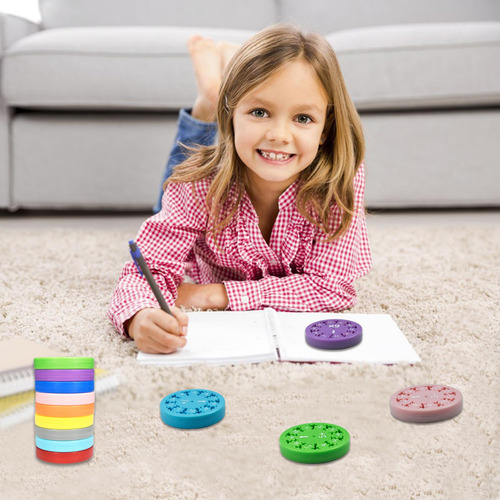 18 Pcs Fidget Spinners Matemáticas, Juguetes Educativos For