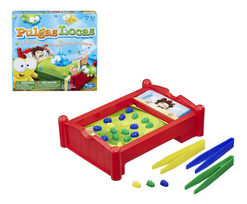 Juego De Mesa Hasbro, Pulgas Locas Con Accesorios (Usado)