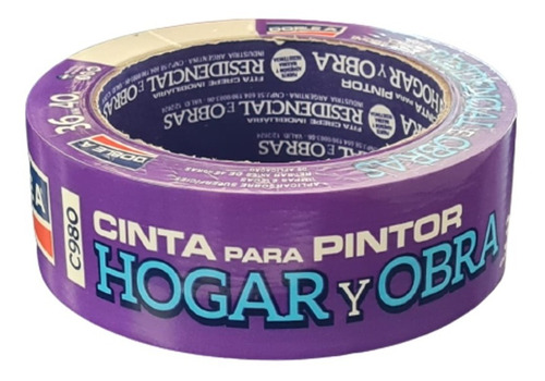 Cinta Para Pintor Hogar Y Obra C980 36mm 40m Doble A Sibaco