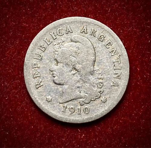 Moneda 10 Centavos Argentina 1910 Km 35 Cj 99 Cuproníquel