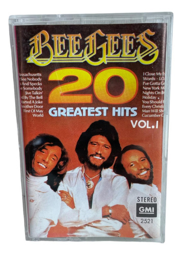 Cassette Original Bee Gees 20 Greatest Hits Vol. I Nuevo