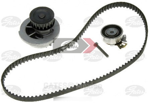 Kit Distribucion Con Bomba Agua Gates Chevy 1.6lts L4 98-12