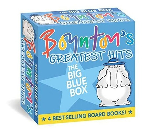 Book : Boyntons Greatest Hits The Big Blue Box Moo, Baa, La