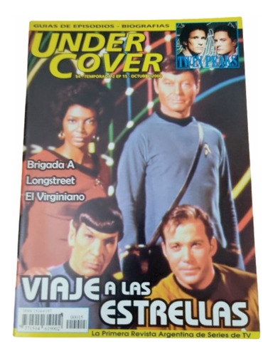 Revista Under Cover Nro 15 Star Trek Brigada A Twin Peaks