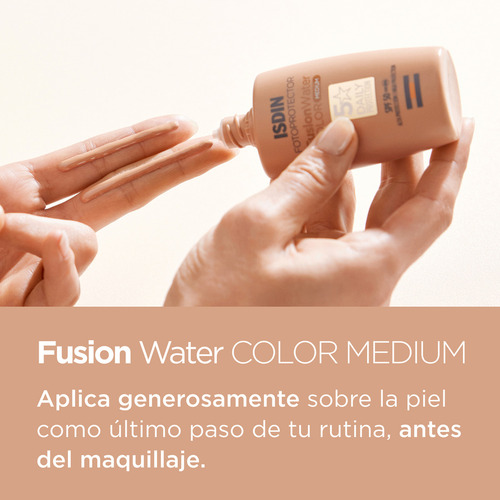 Isdin Fotoprotector Fusión Water Color Medio Spf50 50ml